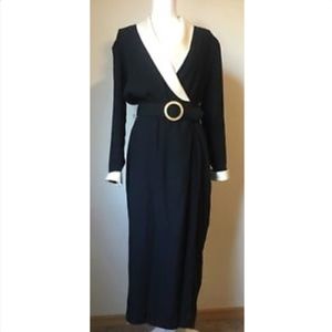J.R. Nite by Caliendo Long Dress w/ Belt Size 9/10